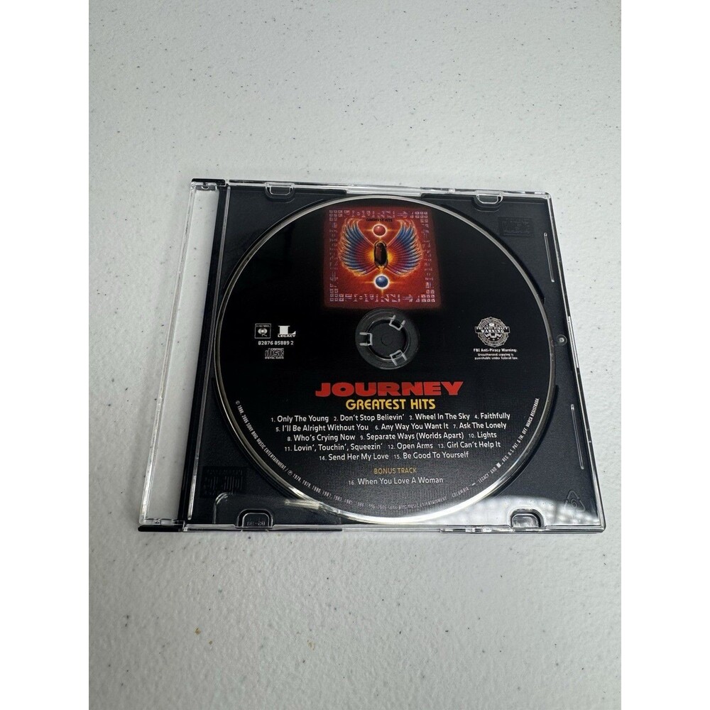 JOURNEY GREATEST HITS CD ONLY NO CASE